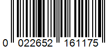 Barcode 0022652161175