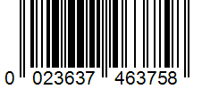 Barcode 0023637463758