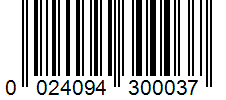 Barcode 0024094300037