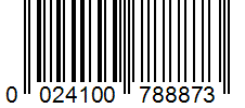 Barcode 0024100788873