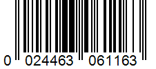 Barcode 0024463061163
