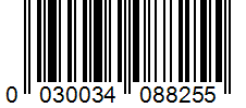 Barcode 0030034088255