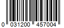 Barcode 0031200457004