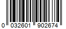 Barcode 0032601902674