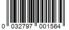 Barcode 0032797001564