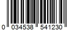 Barcode 0034538541230