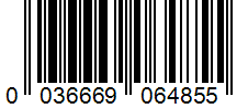 Barcode 0036669064855