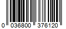 Barcode 0036800376120