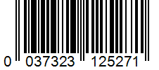 Barcode 0037323125271
