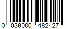 Barcode 0038000482427