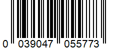 Barcode 0039047055773