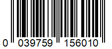 Barcode 0039759156010