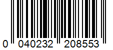 Barcode 0040232208553