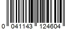 Barcode 0041143124604