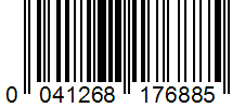 Barcode 0041268176885