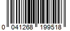 Barcode 0041268199518
