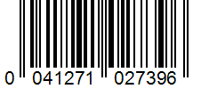 Barcode 0041271027396