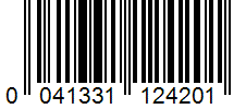 Barcode 0041331124201