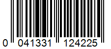 Barcode 0041331124225