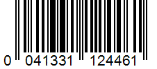 Barcode 0041331124461