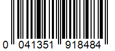 Barcode 0041351918484