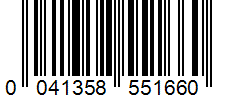 Barcode 0041358551660