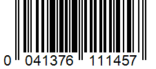 Barcode 0041376111457
