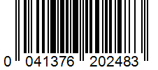 Barcode 0041376202483
