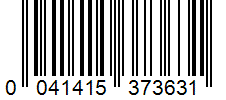 Barcode 0041415373631