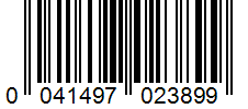 Barcode 0041497023899