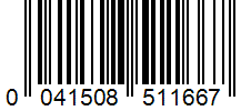 Barcode 0041508511667