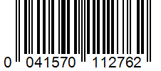 Barcode 0041570112762