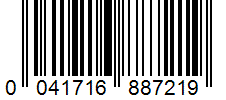 Barcode 0041716887219