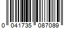 Barcode 0041735087089