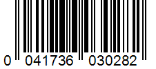 Barcode 0041736030282