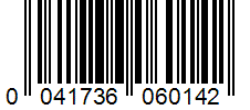 Barcode 0041736060142