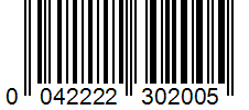 Barcode 0042222302005