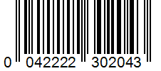 Barcode 0042222302043