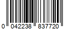 Barcode 0042238837720