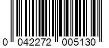 Barcode 0042272005130