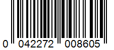 Barcode 0042272008605