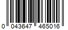 Barcode 0043647465016