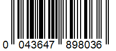 Barcode 0043647898036