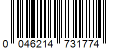 Barcode 0046214731774