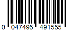 Barcode 0047495491555