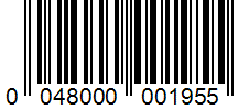 Barcode 0048000001955
