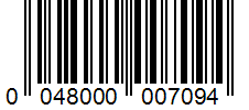 Barcode 0048000007094
