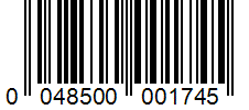 Barcode 0048500001745