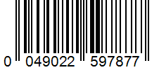 Barcode 0049022597877