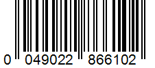 Barcode 0049022866102